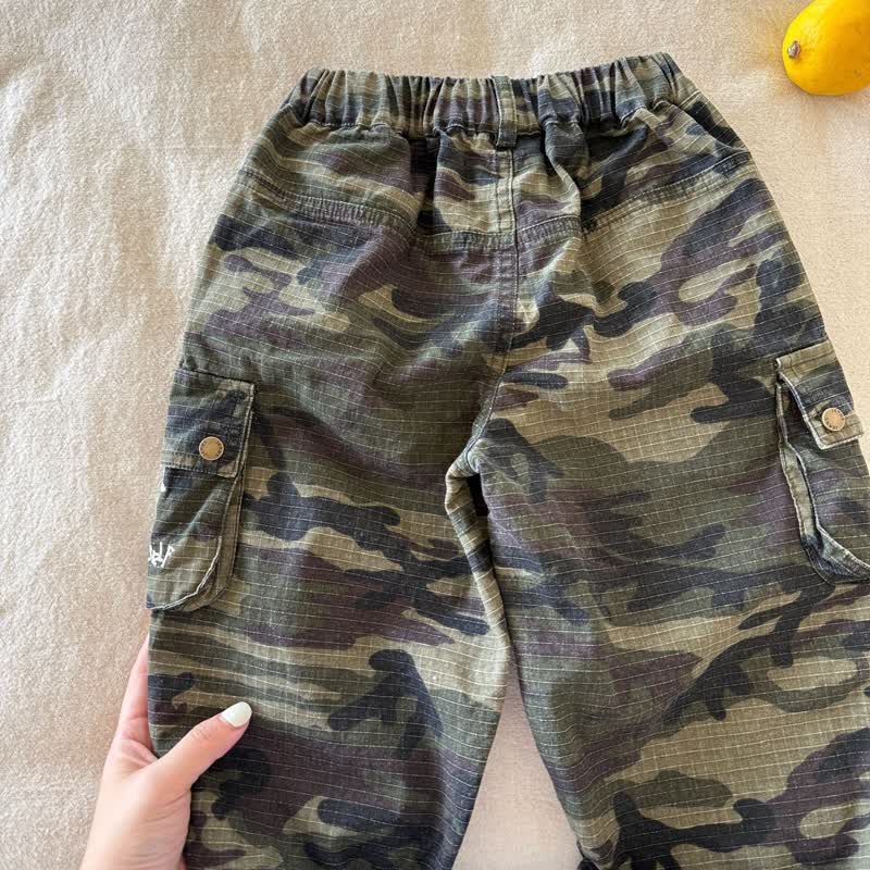 Toddler Boys Classic Relaxed Camo Cargo Pants - image 2