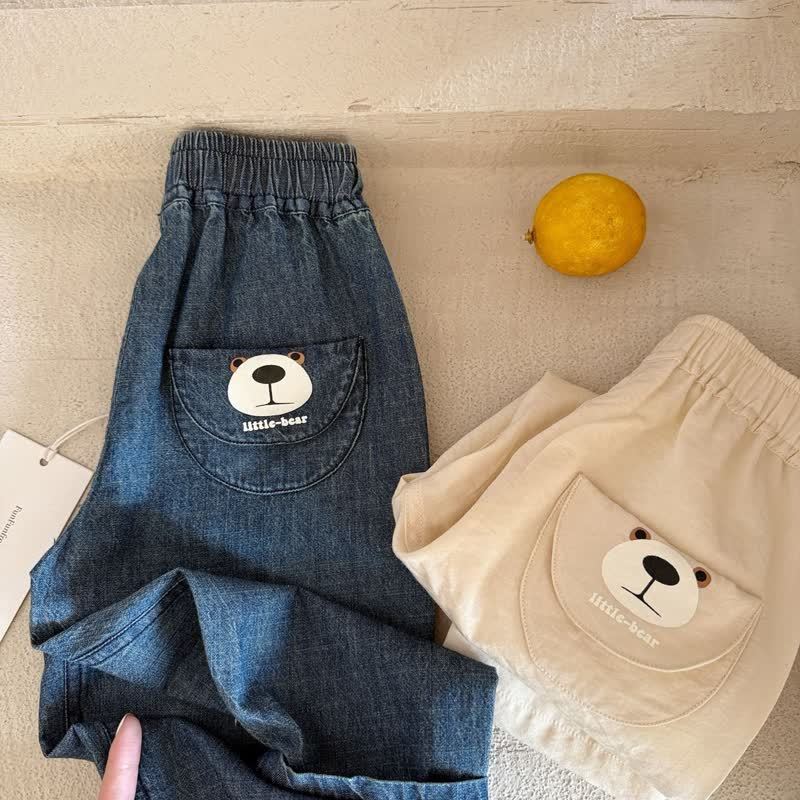 LITTLE-BEAR Toddler Relaxed Denim Harem Pants - image 4