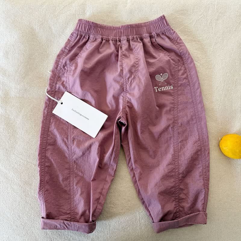 TENNIS Toddler Lightweight Pocket Quick-Dry Pants - Pink - 8-9T - image 3