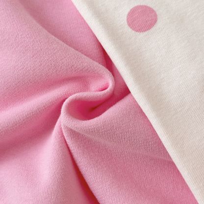 Baby Pink Bow Sweatshirt and Polka Dot Leggings Set - image 6