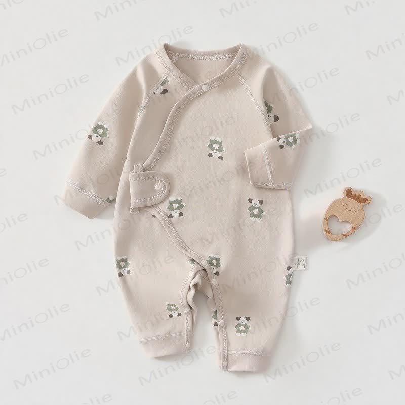 Baby Animal Print Romper - Pink Dog - 1-3M - image 4