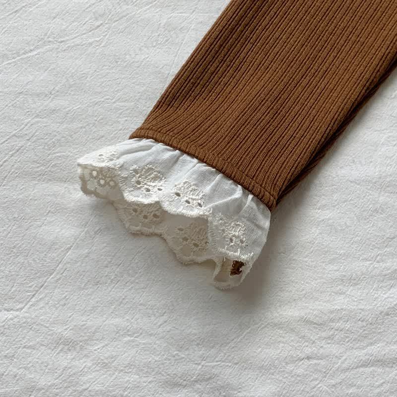 Toddler Girl Ruffle Lace Long Sleeve Shirt - image 15