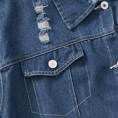 DADDY'S FOOTBALL BUDDY Toddler Kid Denim Jacket - image 4
