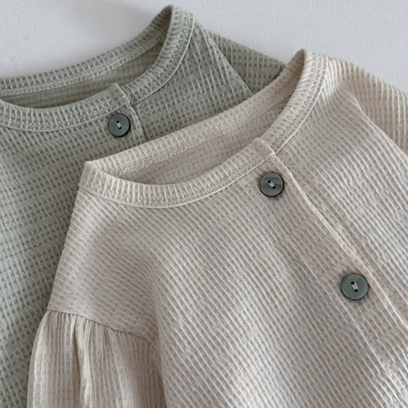 Baby Toddler Textured Ruffle Trim Cardigan and Pants Set - image 8