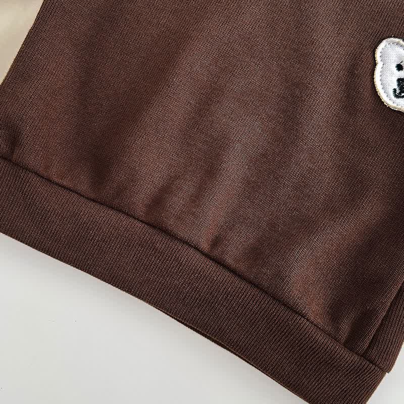 Baby Animal Patch Sweatshirt and Pants Set - image 5