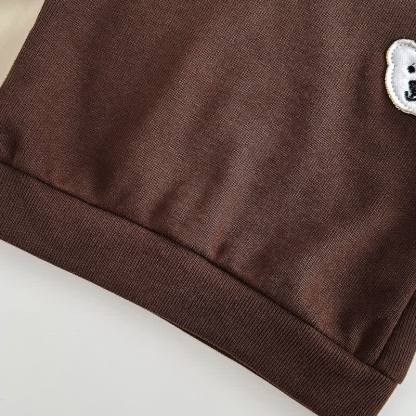 Baby Animal Patch Sweatshirt and Pants Set - image 5