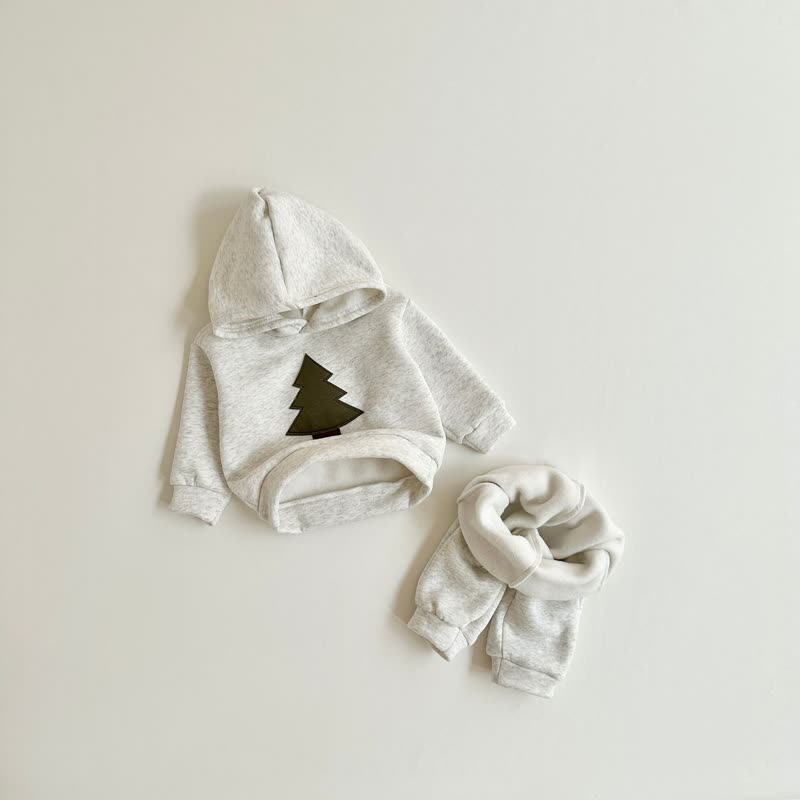 Baby Toddler Tree Applique Hoodie and Jogger Set - image 9