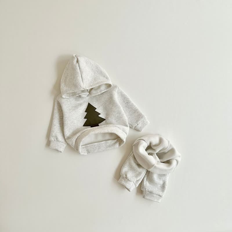 Baby Toddler Tree Applique Hoodie and Jogger Set - image 9