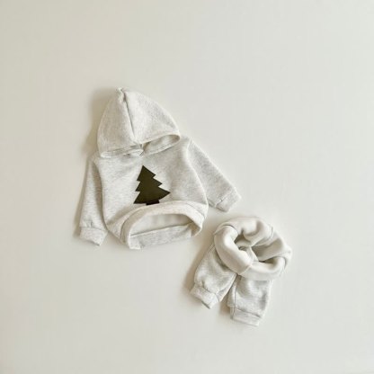 Baby Toddler Tree Applique Hoodie and Jogger Set - image 9