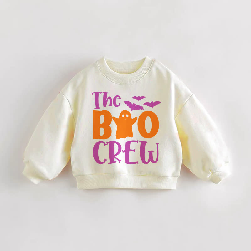 THE BOO CREW Baby Toddler Cream Sweatshirt - Cream - 3-5T - image 1