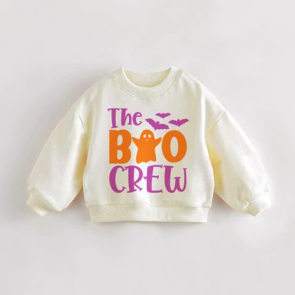 THE BOO CREW Baby Toddler Cream Sweatshirt - Cream - 3-5T - image 1