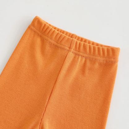 SPOOKY Baby Halloween Black Sweatshirt and Orange Pants Set - image 6
