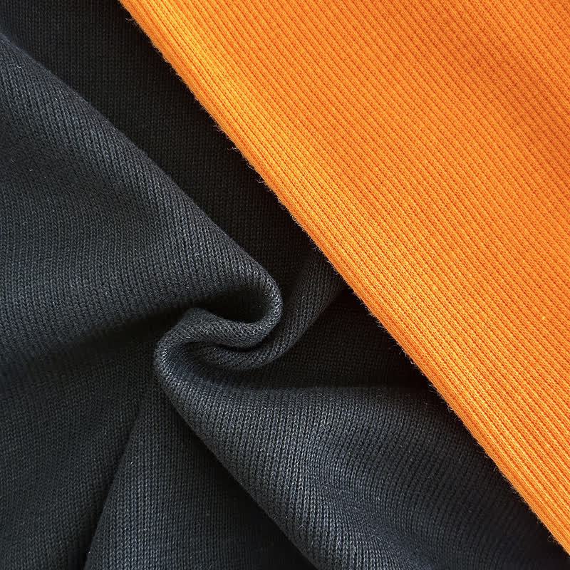 SPOOKY Baby Halloween Black Sweatshirt and Orange Pants Set - image 8
