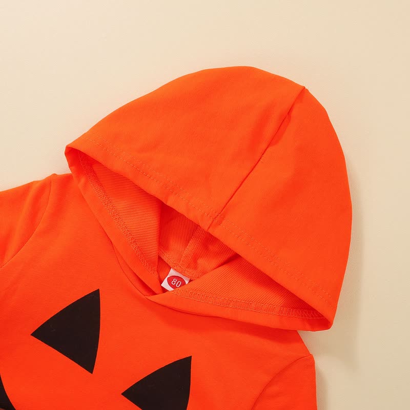 Baby Halloween Pumpkin Hoodie and Jogger Pants Set - image 3