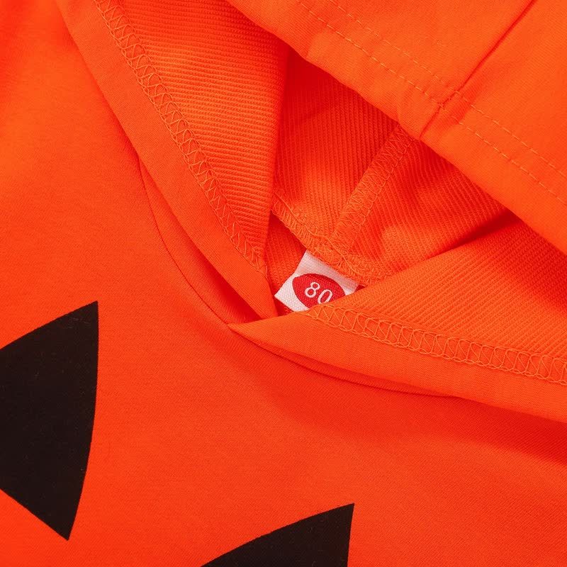 Baby Halloween Pumpkin Hoodie and Jogger Pants Set - image 4