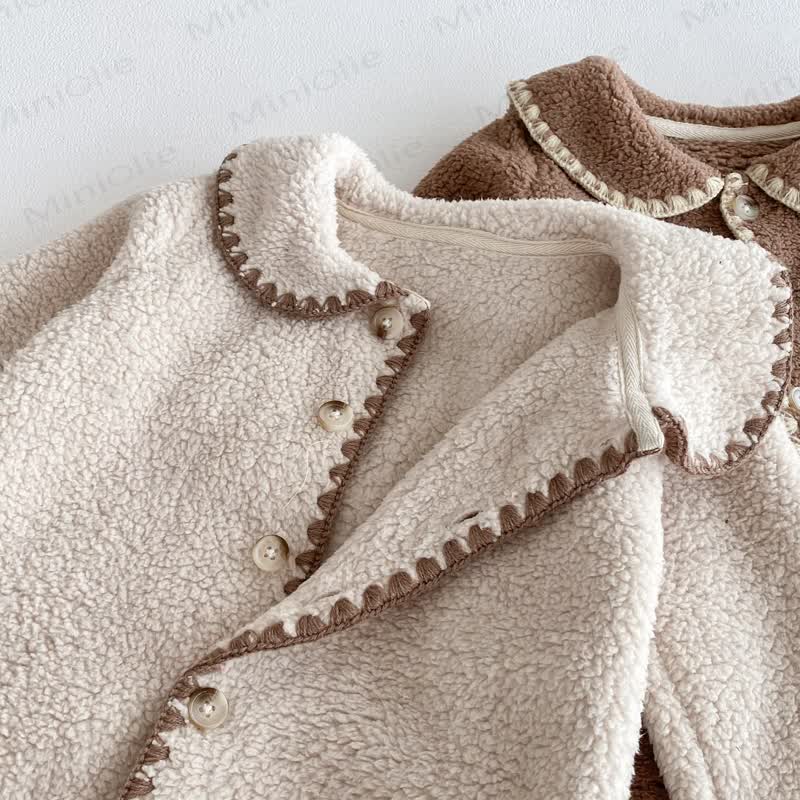 Baby Fleece Double-faced Pile Romper - image 5