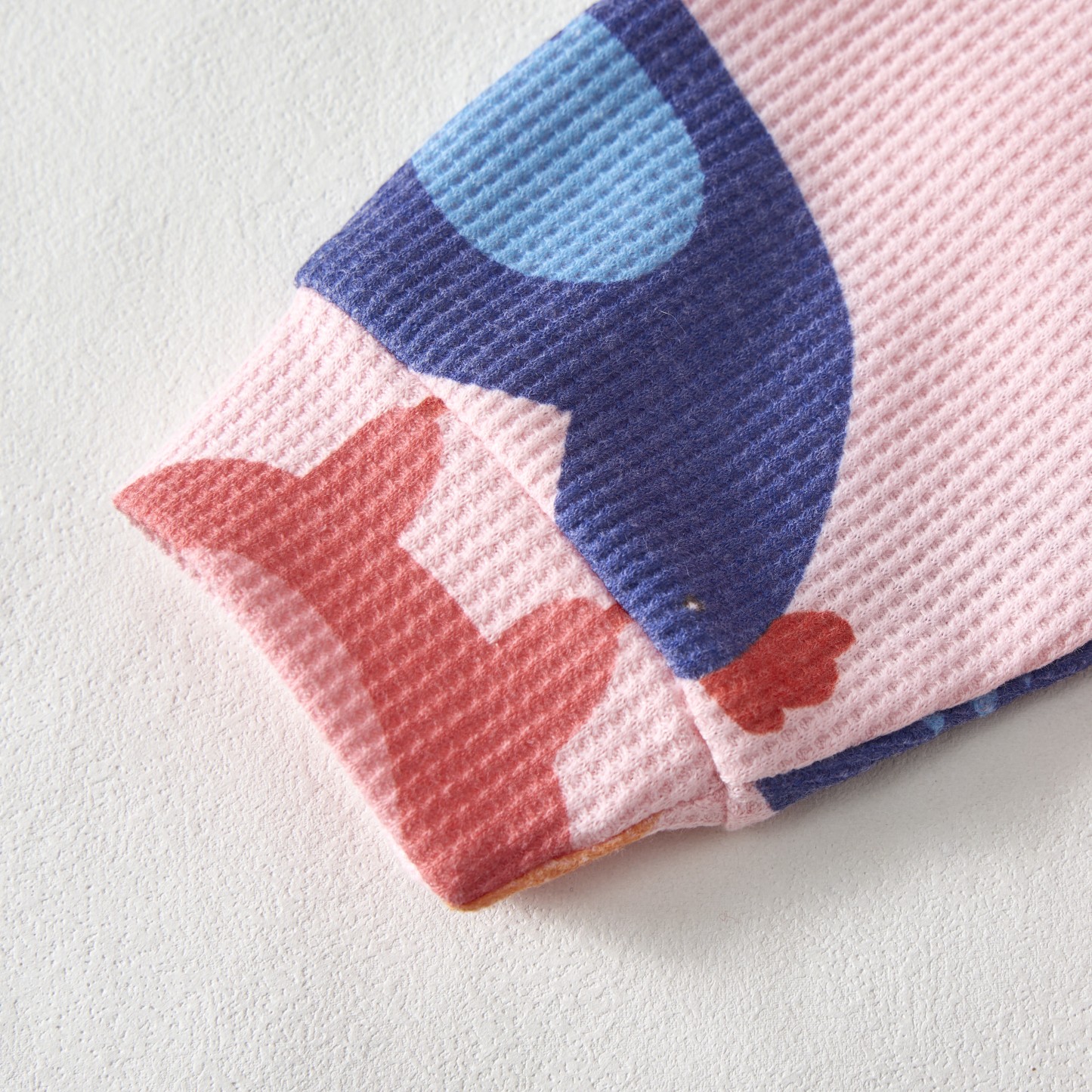 Baby Chicken Print Pink Waffle 2-piece Set - image 4