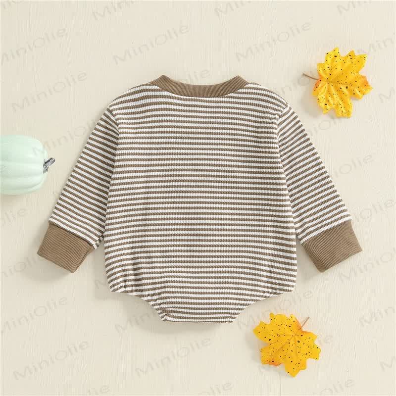 Baby Turkey Stripe Bodysuit - image 3