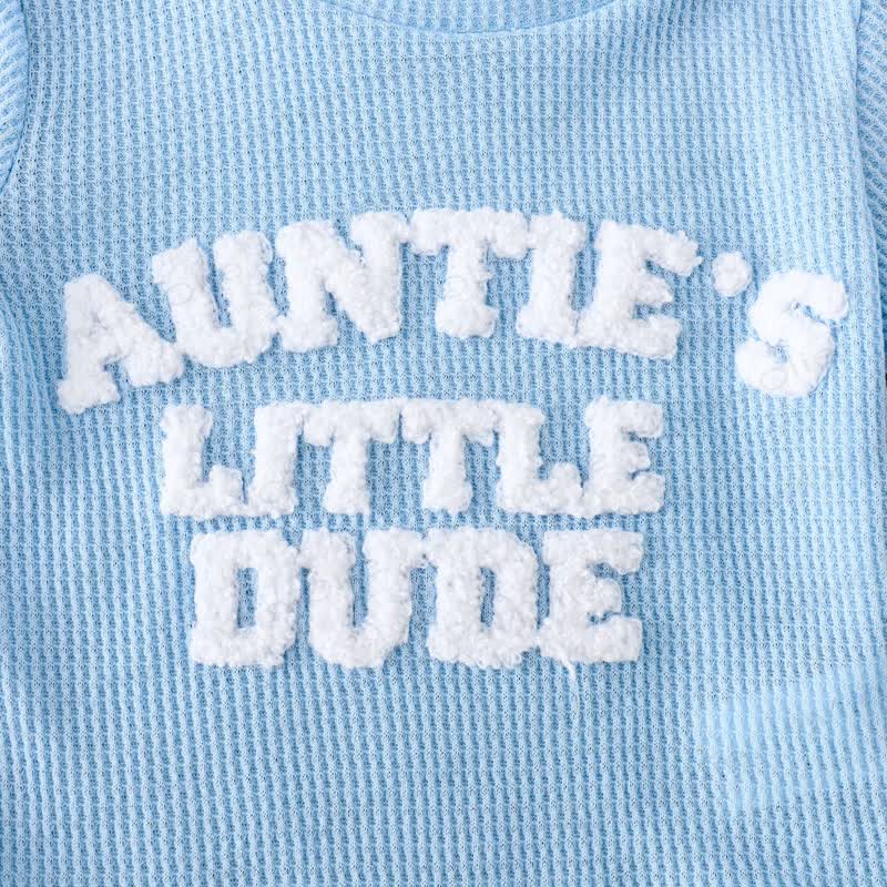 AUNTIE'S LITTLE DUDE Baby Waffle Bodysuit - image 5
