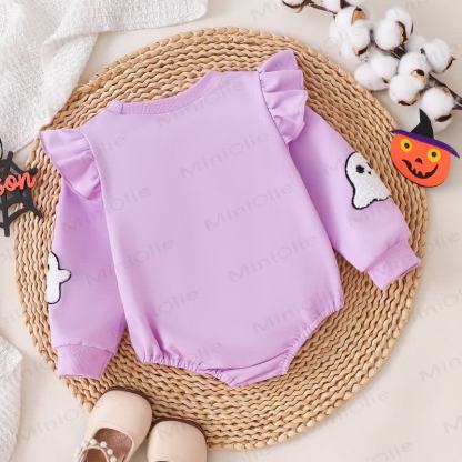 Baby Pumpkin/Ghost Bodysuit with Headband - image 10