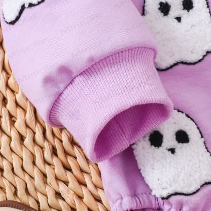 Baby Pumpkin/Ghost Bodysuit with Headband - image 12