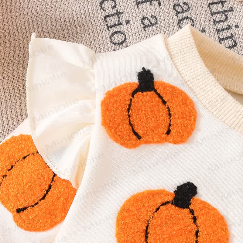 Baby Pumpkin/Ghost Bodysuit with Headband - image 4