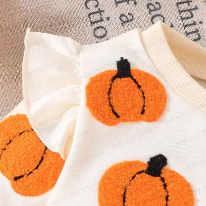 Baby Pumpkin/Ghost Bodysuit with Headband - image 4