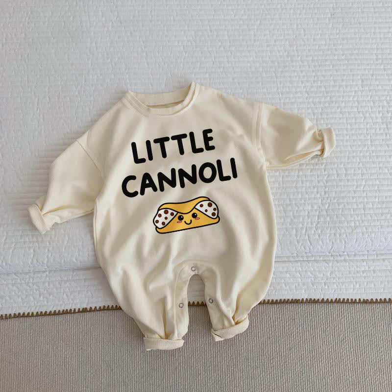 LITTLE CANNOLI Baby Toddler Beige Romper - Beige - 2-3T - image 1