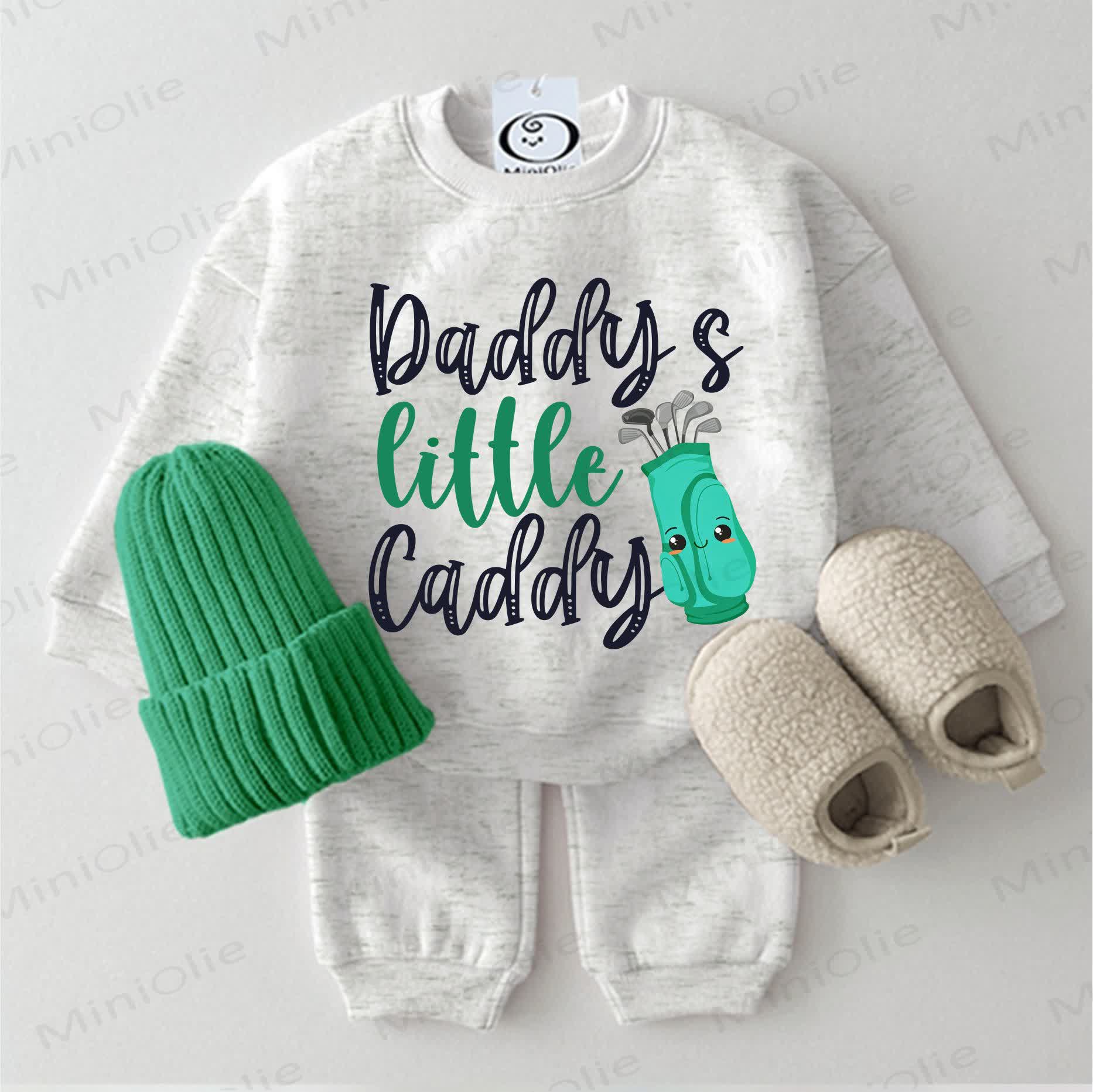DADDY'S LITTLE CADDY Baby 2-piece Light Grey Set - Light Grey - 2-3T - image 1