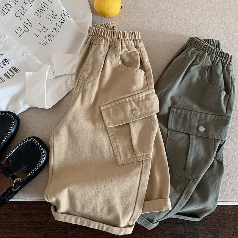 Toddler Baby Casual Slanted Pocket Cargo Pants - image 6