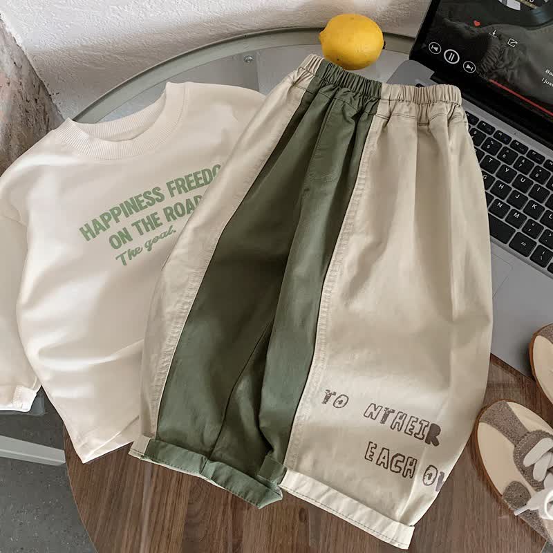 Toddler Baby Color Block Cargo Pants - image 6