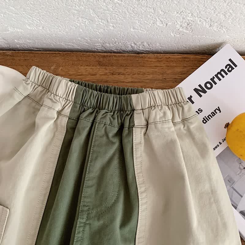 Toddler Baby Color Block Cargo Pants - image 3