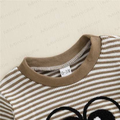 Baby Turkey Stripe Bodysuit - image 4