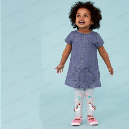 Toddler Girl Animal Balloon Grey Leggings - image 3