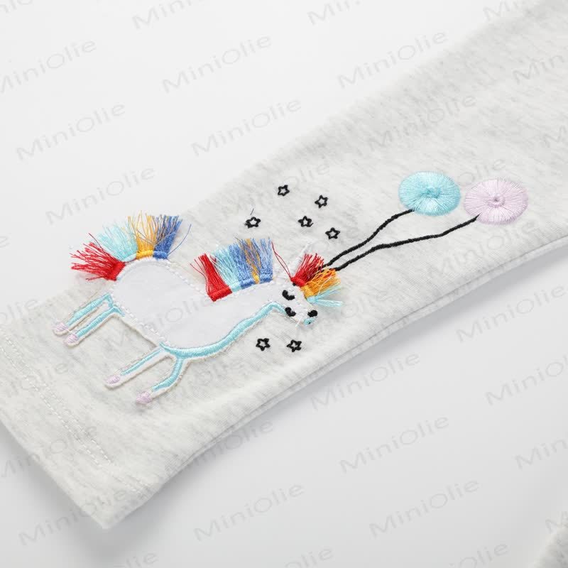 Toddler Girl Animal Balloon Grey Leggings - image 4