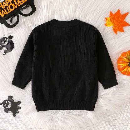 Baby Halloween Ghost Knit Sweater - image 7