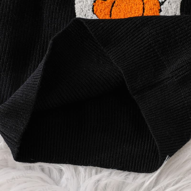Baby Halloween Ghost Knit Sweater - image 6