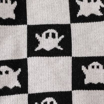 Baby Halloween Ghost Knit Sweater - image 11