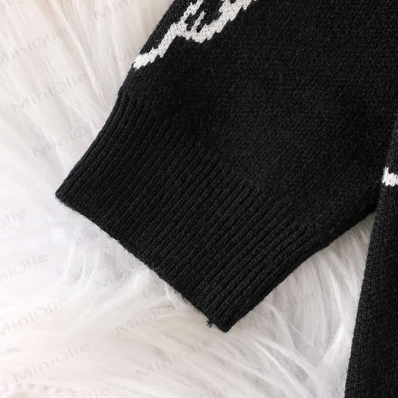 Baby Halloween Ghost Knit Sweater - image 16