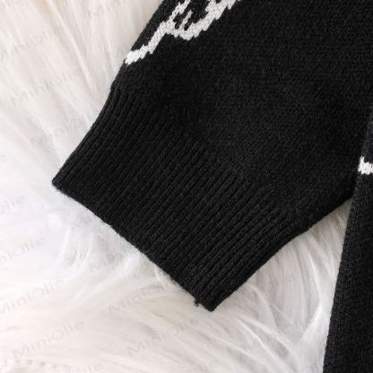 Baby Halloween Ghost Knit Sweater - image 16