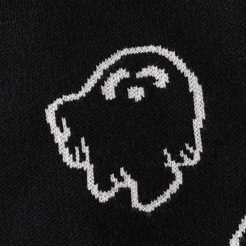 Baby Halloween Ghost Knit Sweater - image 17