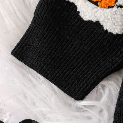 Baby Halloween Ghost Knit Sweater - image 23
