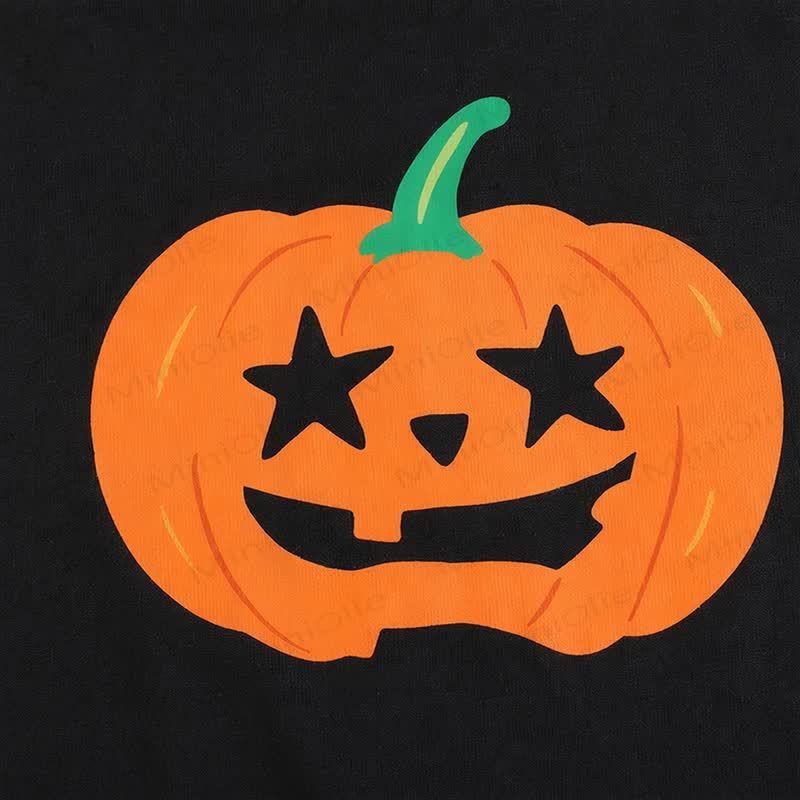 Toddler Girl Long Sleeve Pumpkin Halloween Dress - image 11