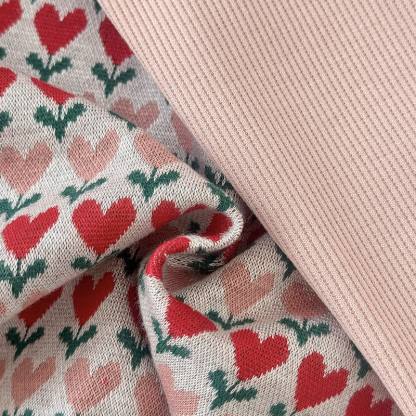 Baby Toddler Pink Heart Peter Pan Cardigan and Flare Pants 2-piece Set - image 7
