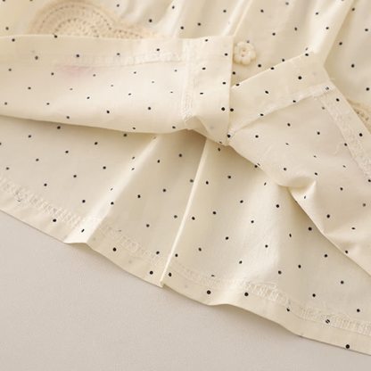 Toddler Baby Girl Polka Dot Long Sleeve Top and Denim Pants 2-piece Set - image 11