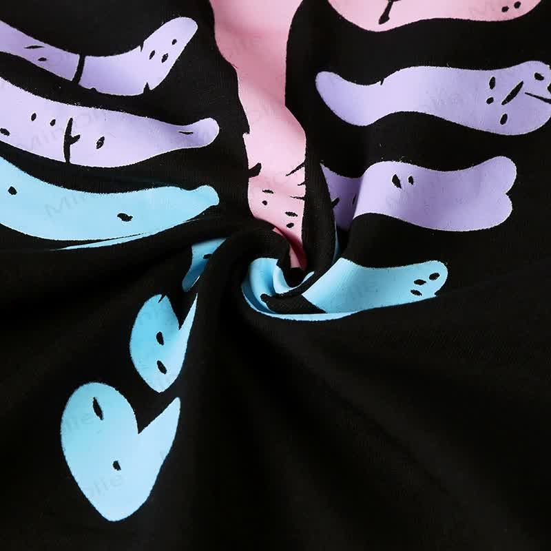 Baby Halloween Skeleton Batwing Romper Hat Set - image 14
