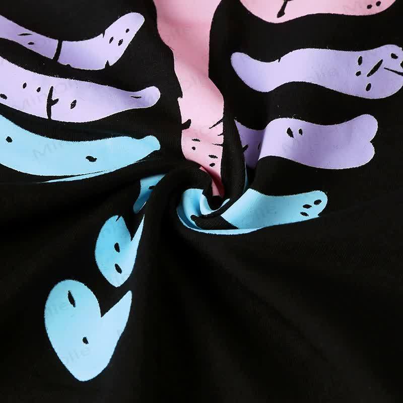 Baby Halloween Skeleton Batwing Romper Hat Set - image 14