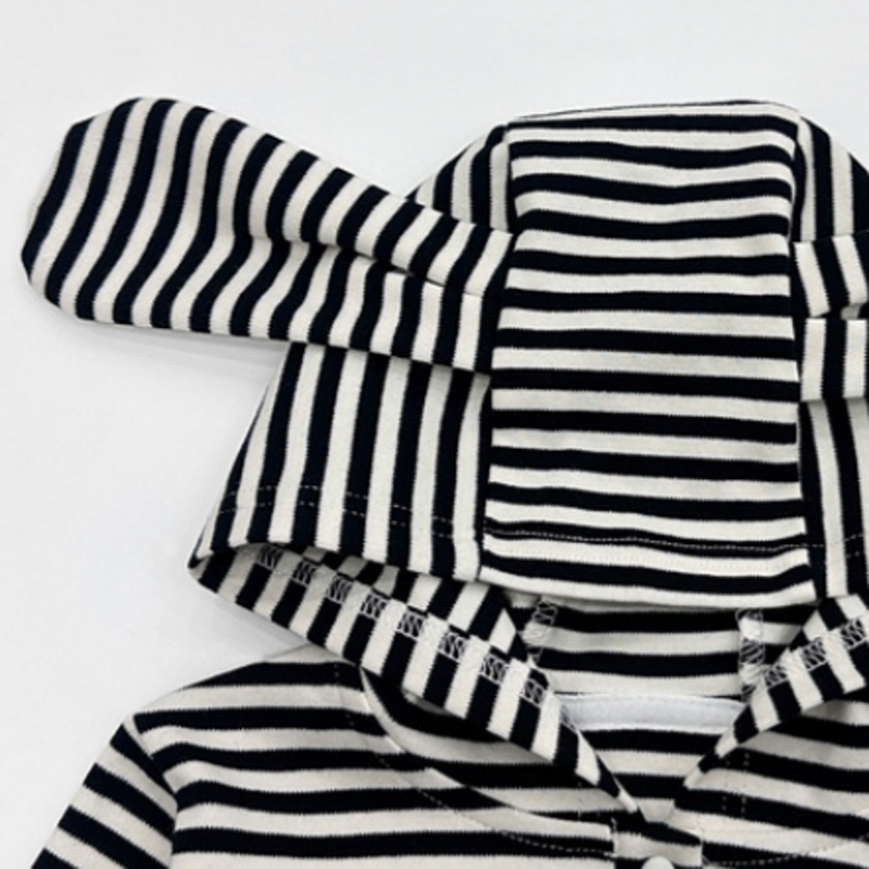 Baby Toddler Striped Squirrel Ear Hoodie and Pants 2-piece Set - image 5