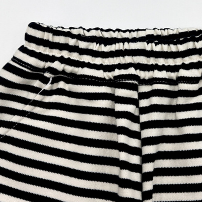 Baby Toddler Striped Squirrel Ear Hoodie and Pants 2-piece Set - image 7