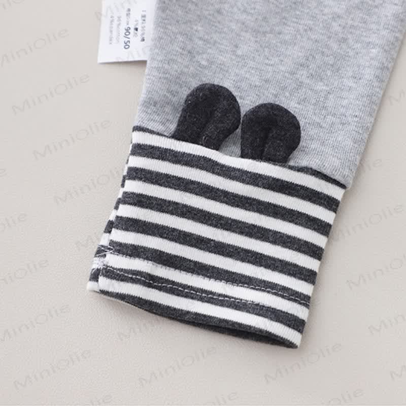 Baby Soft Leggings with Striped Turn Up Cuffs - image 6